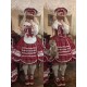 Miss Point Plaid Petal Rabbit JSK(Reservation/2 Colours/Full Payment Without Shipping)